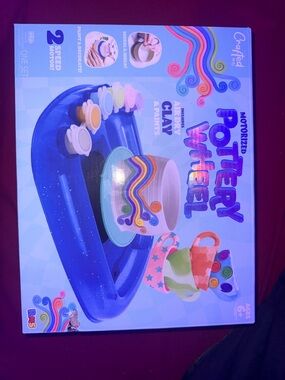 Crafted Motorized Pottery Wheel Kids Clay Kit - Blue